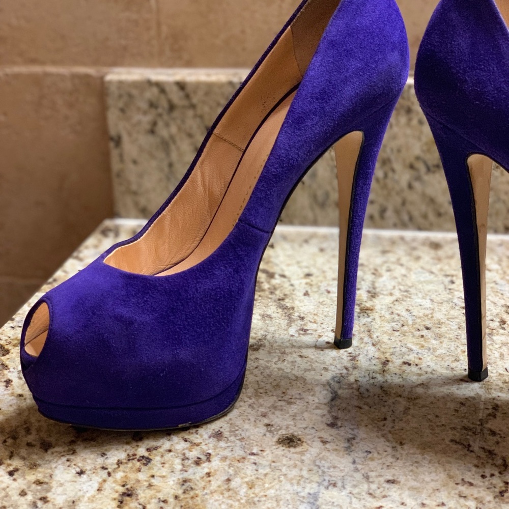 Giuseppe Zanotti Sharon Platform Peep Toe Pump - Picture 7 of 8